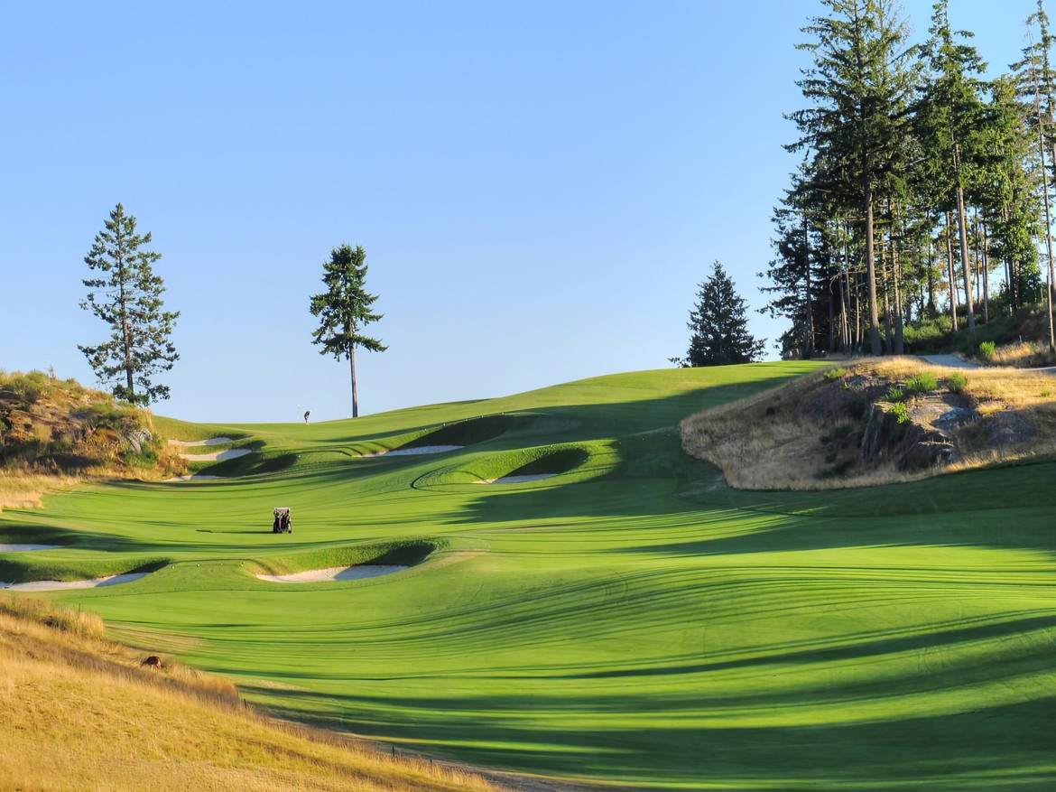 Golfing with a view