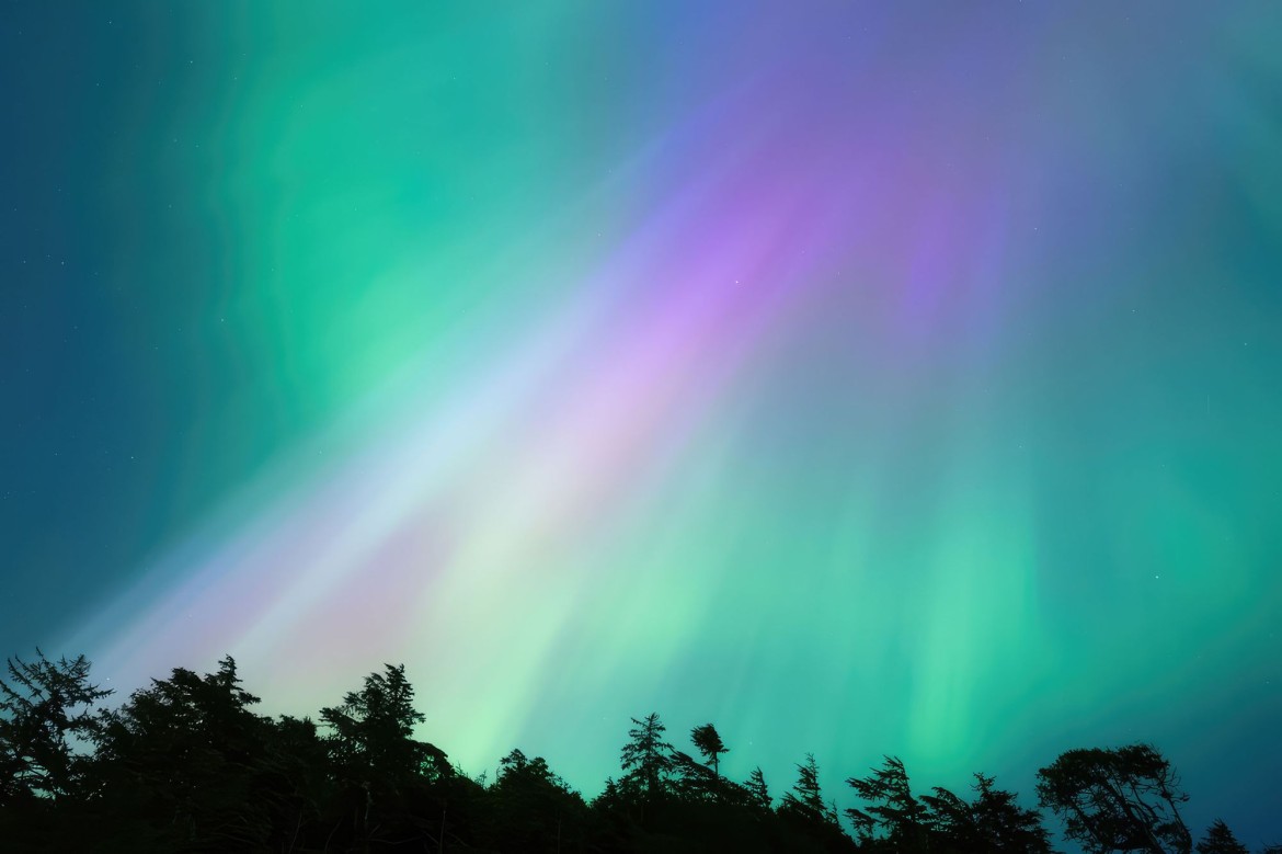 Northern Lights on Vancouver Island